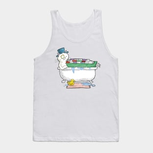 Dapper Cat - Evergreen Tank Top